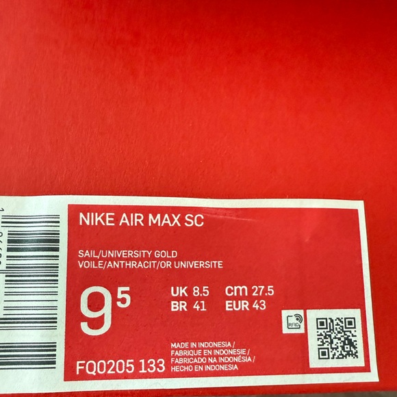 Nike Air Max SC ’Sail University Gold’ - Picture 11 of 13